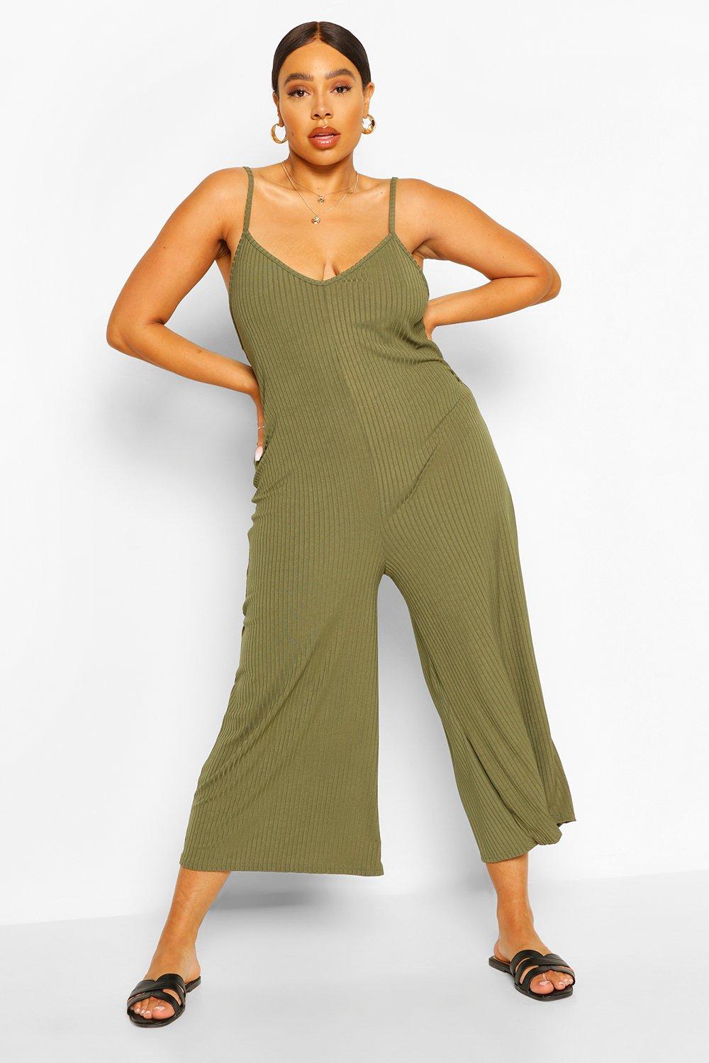 V neck store culotte jumpsuit